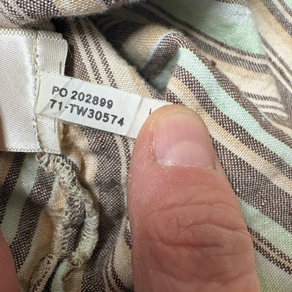 Tommy Bahama Multicolor Striped Tunic Top - Picture 4 of 6